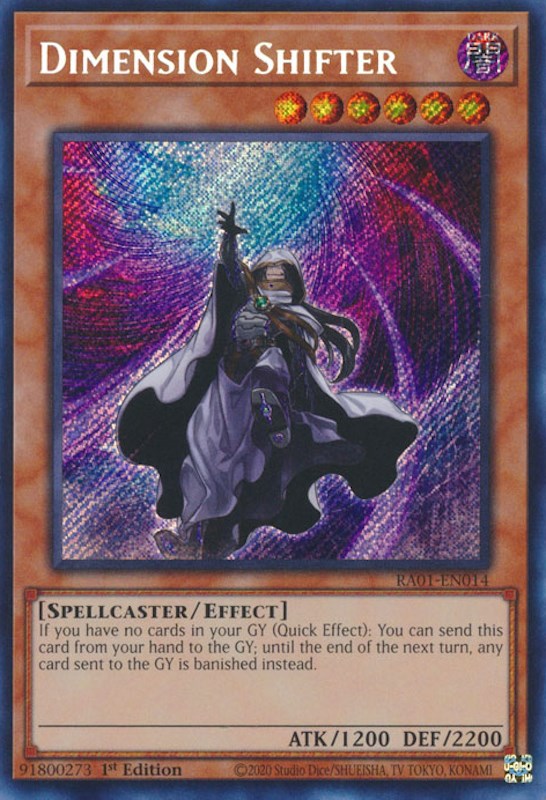 Dimension Shifter [RA01-EN014] Secret Rare | Card Merchant Takapuna