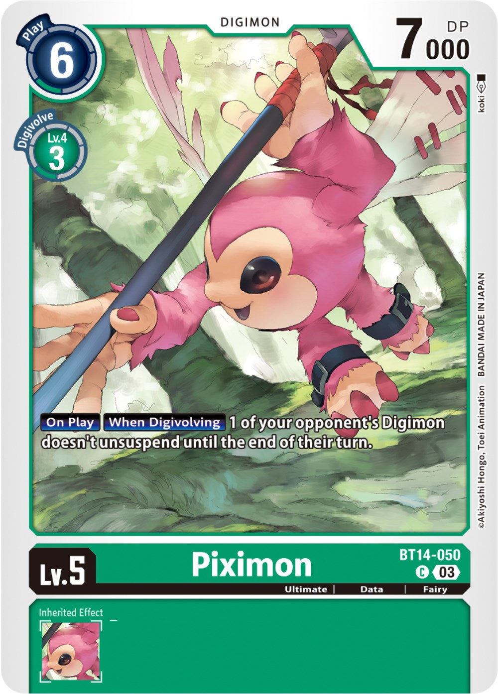 Piximon [BT14-050] [Blast Ace] | Card Merchant Takapuna