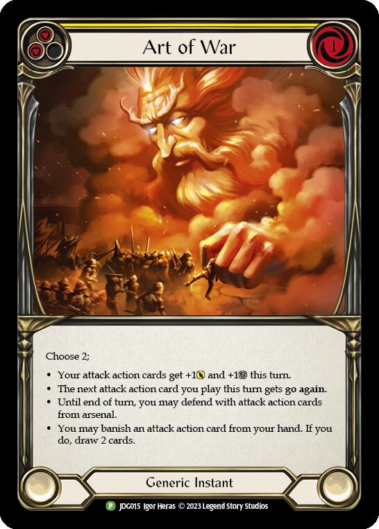 Art of War (Cold Foil) [JDG015] (Promo)  Cold Foil | Card Merchant Takapuna