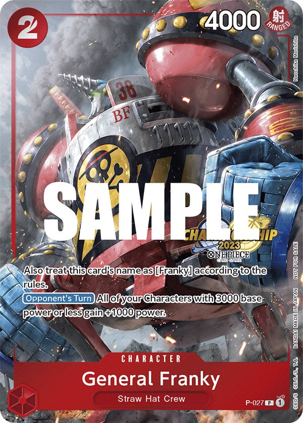 General Franky (CS 2023 Event Pack) [One Piece Promotion Cards] | Card Merchant Takapuna