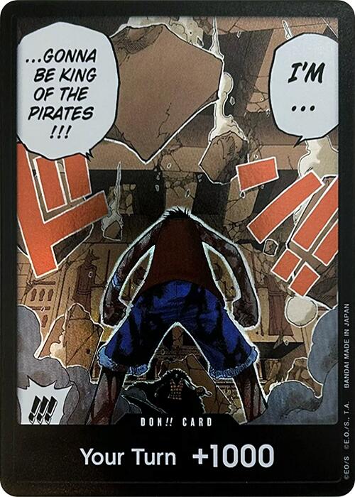DON!! Card (Luffy vs. Crocodile) (Devil Fruits Collection Vol. 1) [One Piece Promotion Cards] | Card Merchant Takapuna