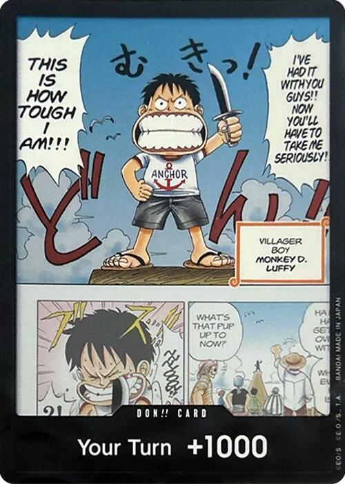 DON!! Card (Young Luffy) (Devil Fruits Collection Vol. 1) [One Piece Promotion Cards] | Card Merchant Takapuna