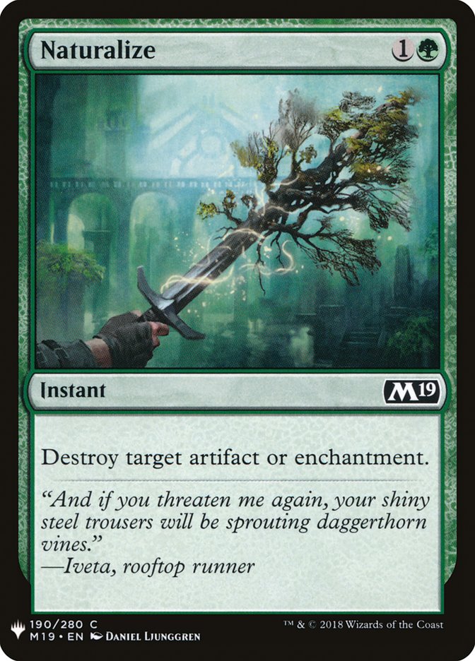 Naturalize [Mystery Booster] | Card Merchant Takapuna
