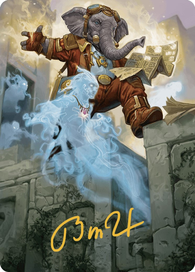 Quintorius Kand Art Card (37/81) (Gold-Stamped Signature) [The Lost Caverns of Ixalan Art Series] | Card Merchant Takapuna