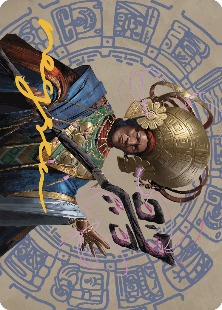 Akal Pakal, First Among Equals Art Card (46/81) (Gold-Stamped Signature) [The Lost Caverns of Ixalan Art Series] | Card Merchant Takapuna