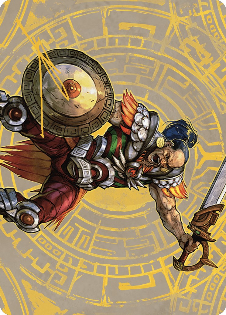 Inti, Seneschal of the Sun Art Card (Gold-Stamped Signature) [The Lost Caverns of Ixalan Art Series] | Card Merchant Takapuna