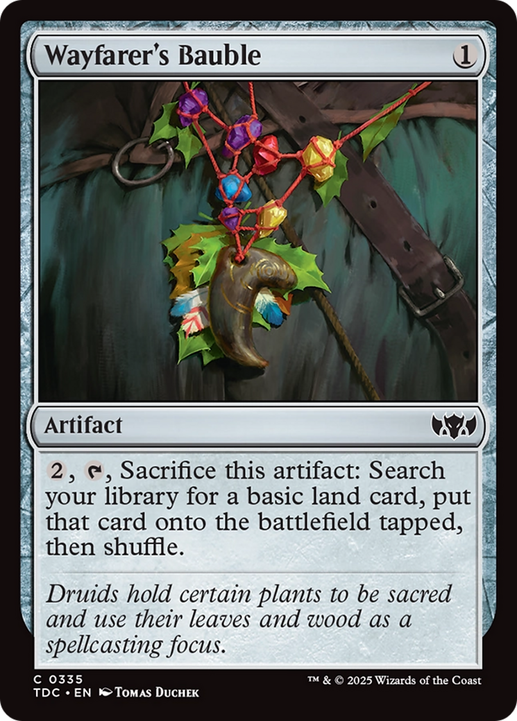 Wayfarer's Bauble [Tarkir: Dragonstorm Commander] | Card Merchant Takapuna