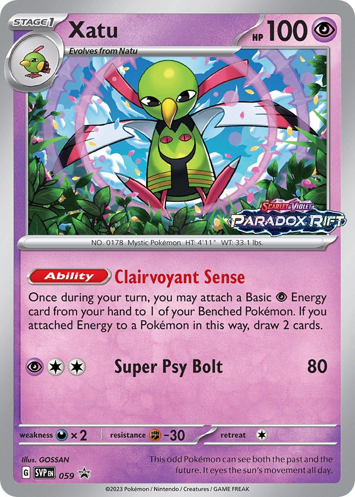 Xatu (059) [Scarlet & Violet: Black Star Promos] | Card Merchant Takapuna