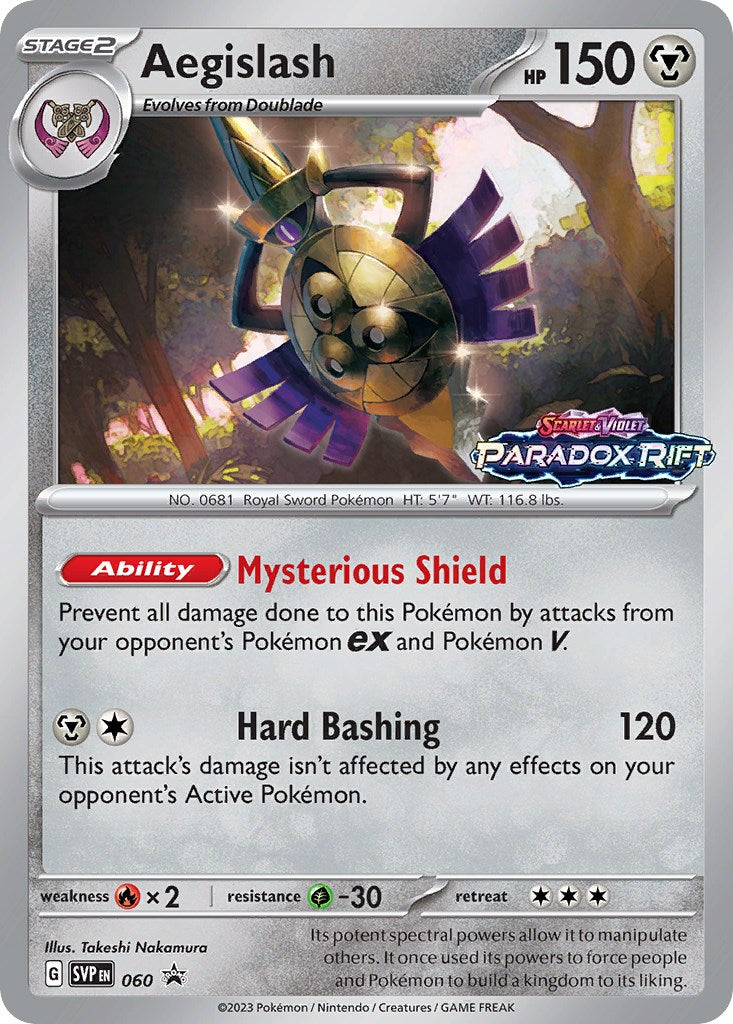 Aegislash (060) [Scarlet & Violet: Black Star Promos] | Card Merchant Takapuna