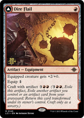Dire Flail // Dire Blunderbuss [The Lost Caverns of Ixalan Prerelease Cards] | Card Merchant Takapuna