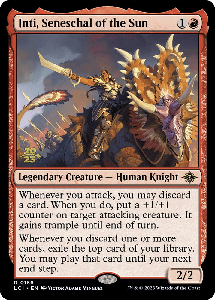 Inti, Seneschal of the Sun [The Lost Caverns of Ixalan Prerelease Cards] | Card Merchant Takapuna