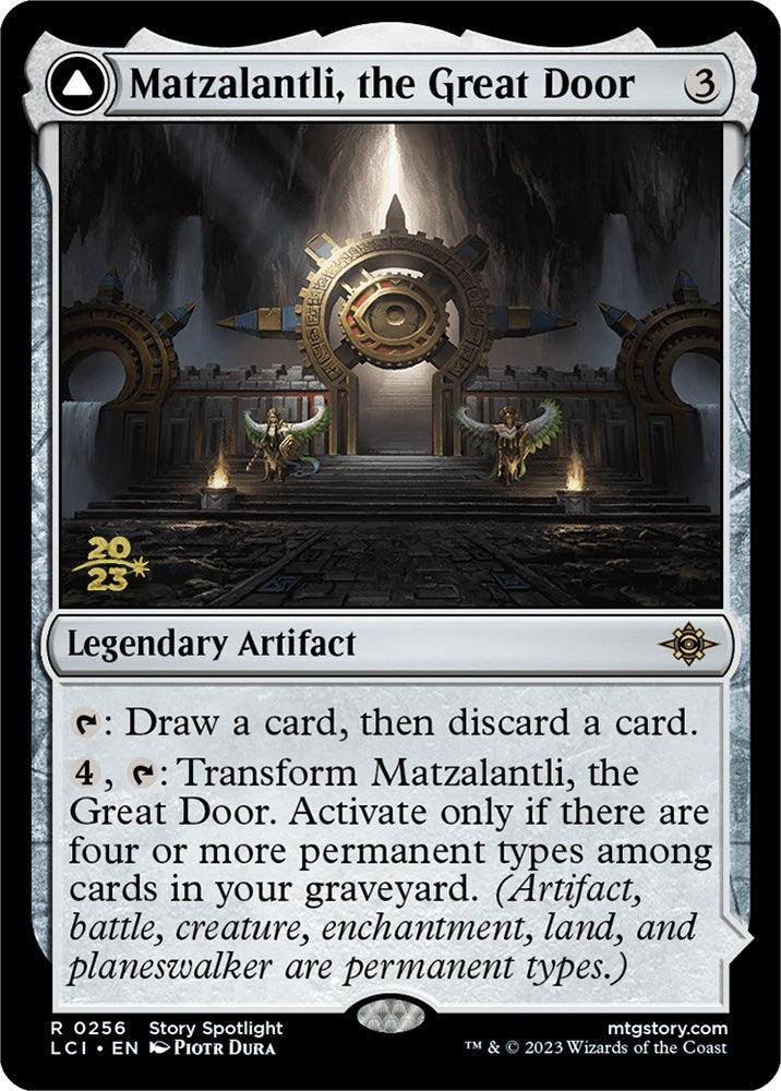 Matzalantli, the Great Door // The Core [The Lost Caverns of Ixalan Prerelease Cards] | Card Merchant Takapuna