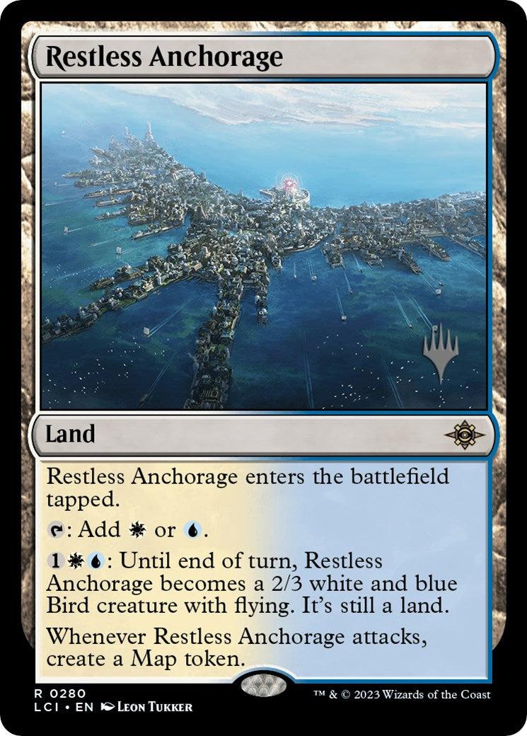 Restless Anchorage (Promo Pack) [The Lost Caverns of Ixalan Promos] | Card Merchant Takapuna
