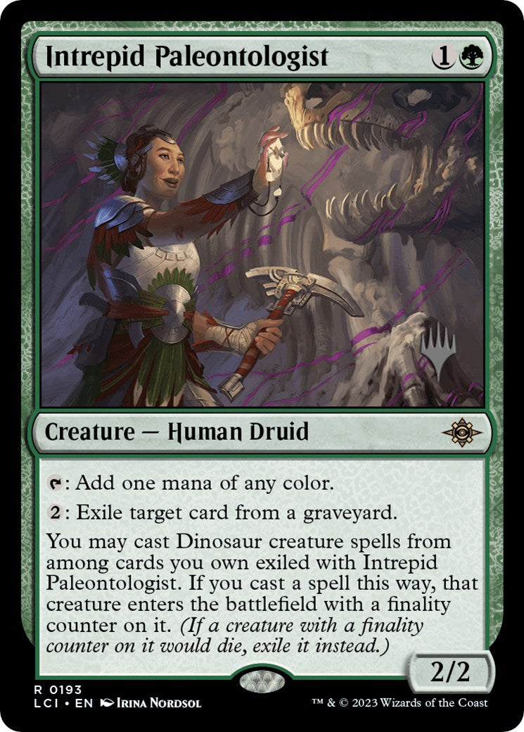 Intrepid Paleontologist (Promo Pack) [The Lost Caverns of Ixalan Promos] | Card Merchant Takapuna