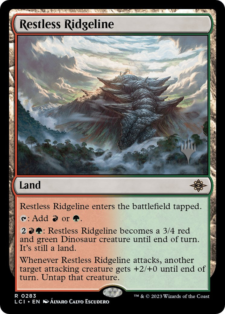 Restless Ridgeline (Promo Pack) [The Lost Caverns of Ixalan Promos] | Card Merchant Takapuna