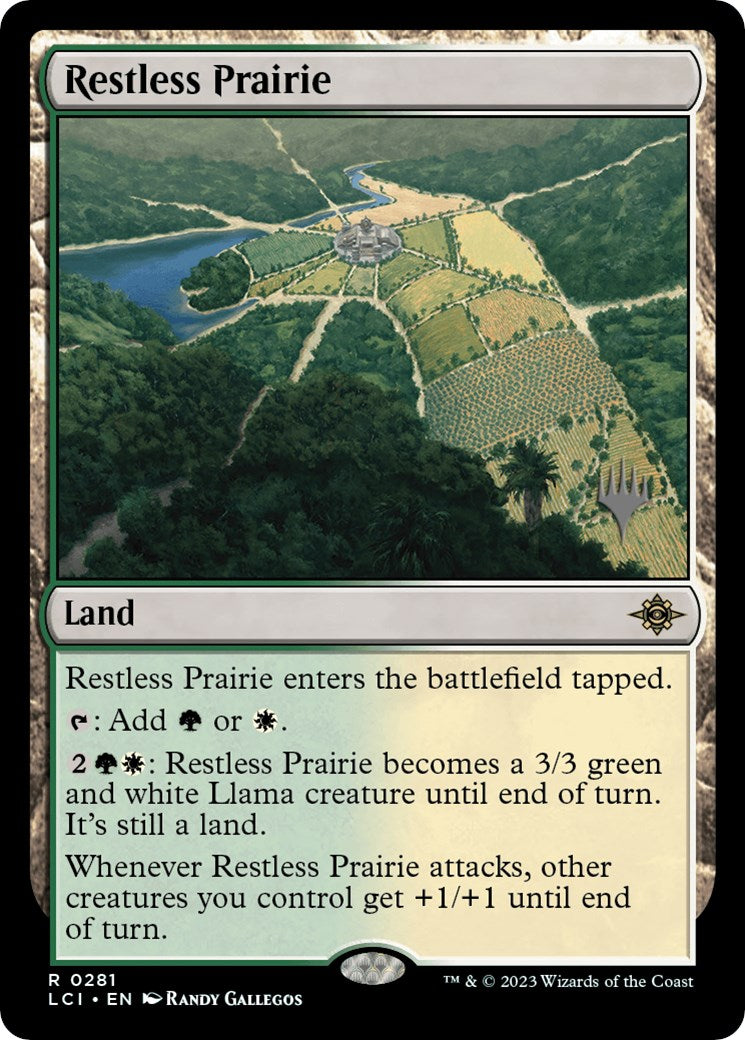 Restless Prairie (Promo Pack) [The Lost Caverns of Ixalan Promos] | Card Merchant Takapuna