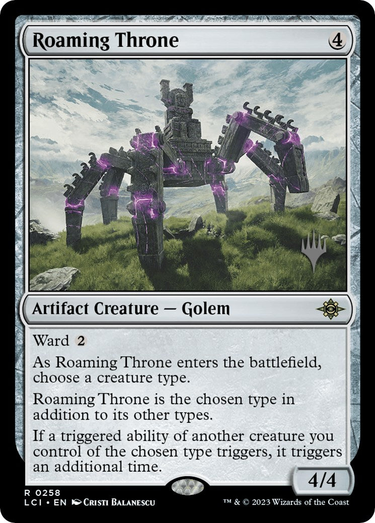 Roaming Throne (Promo Pack) [The Lost Caverns of Ixalan Promos] | Card Merchant Takapuna