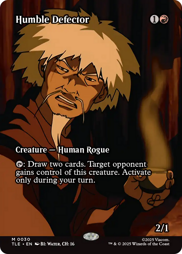 Humble Defector (Borderless) [Avatar: The Last Airbender: Eternal-Legal] | Card Merchant Takapuna