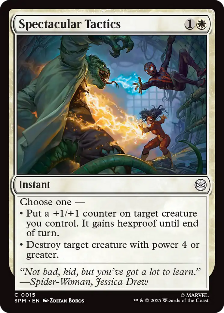 Spectacular Tactics [Marvel's Spider-Man] | Card Merchant Takapuna