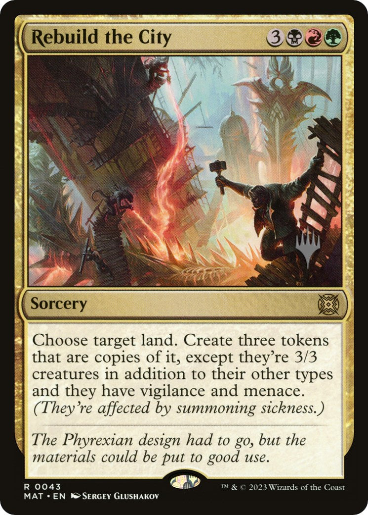 Rebuild the City (Promo Pack) [The Lost Caverns of Ixalan Promos] | Card Merchant Takapuna