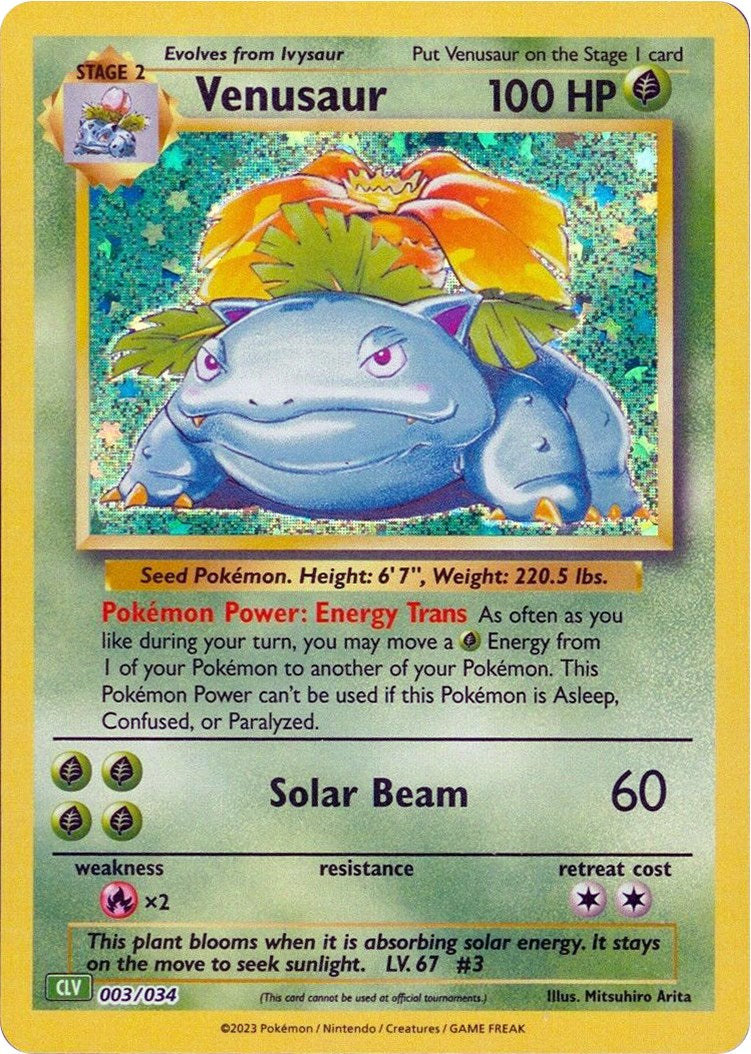 Venusaur [Trading Card Game Classic] | Card Merchant Takapuna
