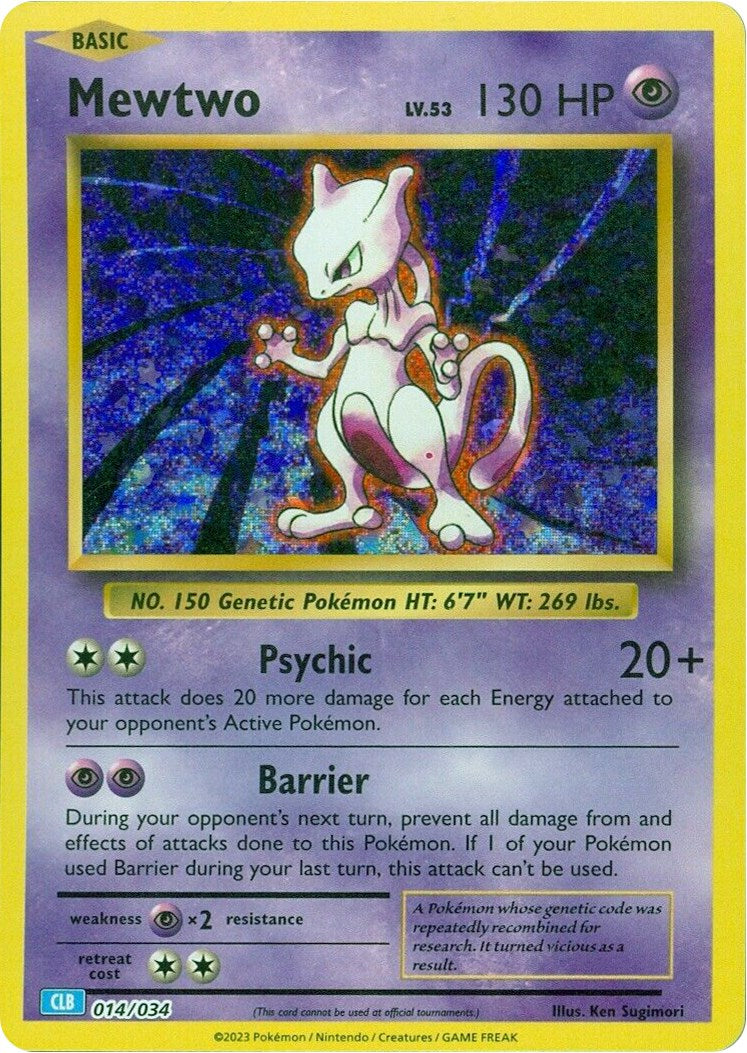 Mewtwo [Trading Card Game Classic] | Card Merchant Takapuna