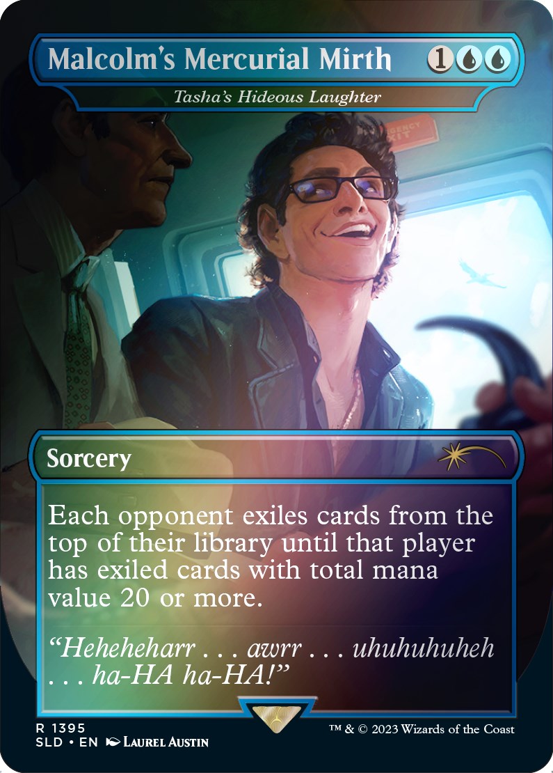 Malcolm's Mercurial Mirth - Tasha's Hideous Laughter (Rainbow Foil) [Secret Lair Drop Series] | Card Merchant Takapuna