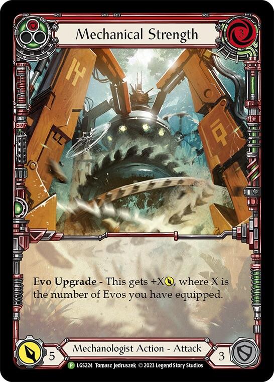 Mechanical Strength (Red) [LGS224] (Promo)  Rainbow Foil | Card Merchant Takapuna