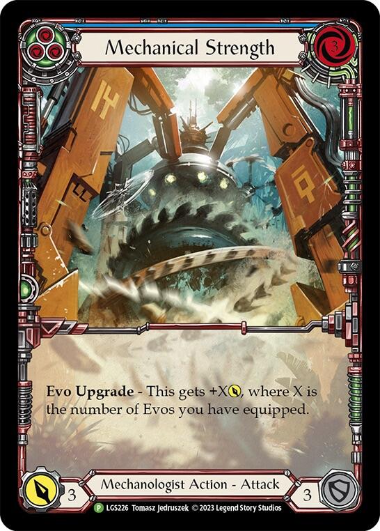 Mechanical Strength (Blue) [LGS226] (Promo)  Rainbow Foil | Card Merchant Takapuna