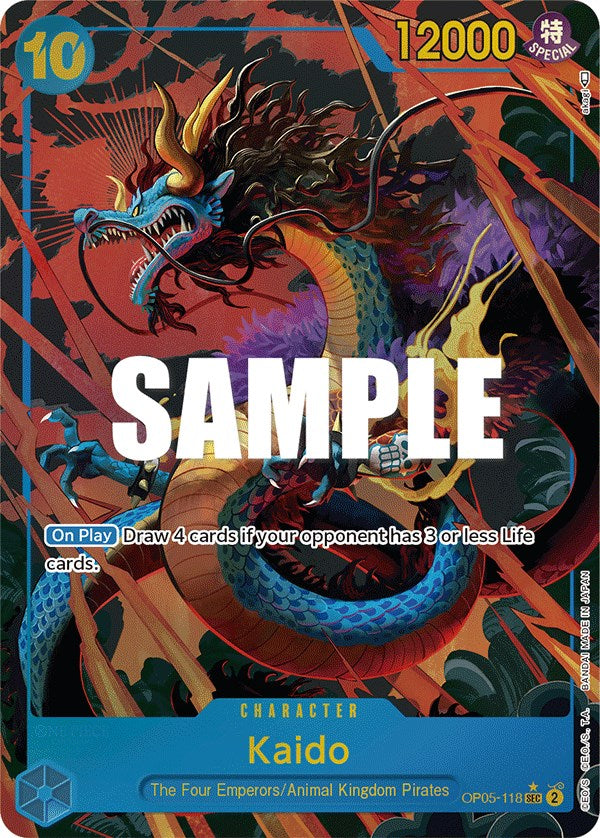 Kaido (Alternate Art) [Awakening of the New Era] | Card Merchant Takapuna