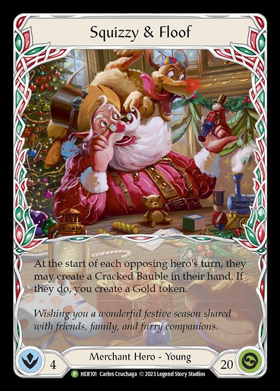 Squizzy & Floof [HER101] (Promo)  Rainbow Foil | Card Merchant Takapuna