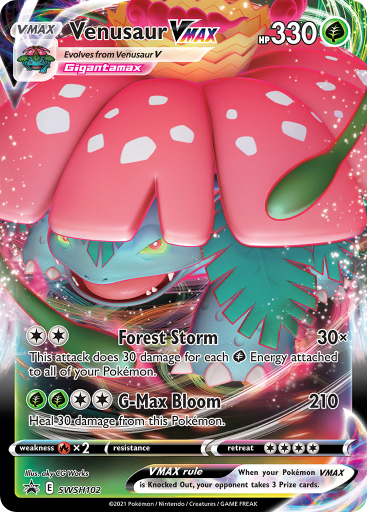 Venusaur VMAX (SWSH102) [Sword & Shield: Black Star Promos] | Card Merchant Takapuna