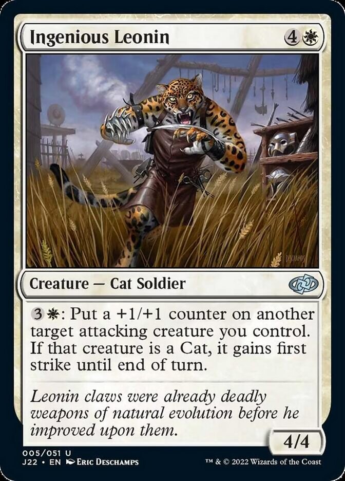 Ingenious Leonin [Jumpstart 2022] | Card Merchant Takapuna