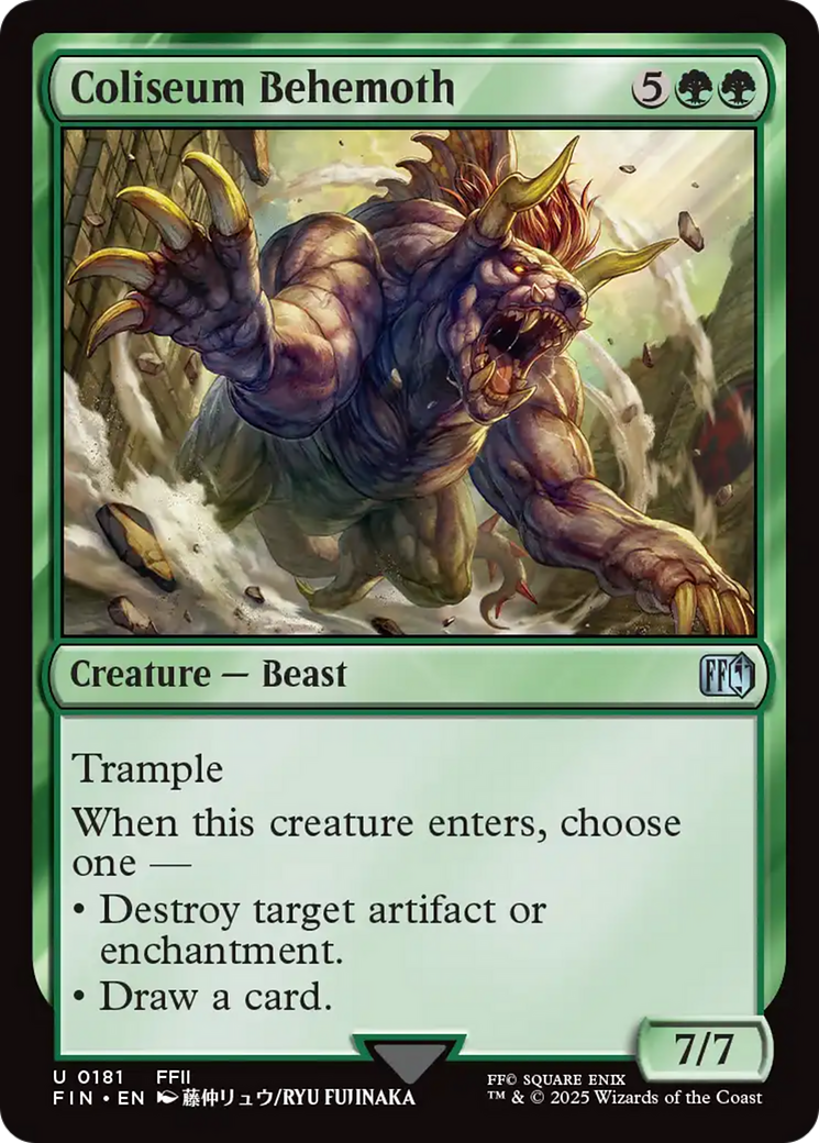 Coliseum Behemoth [FINAL FANTASY] | Card Merchant Takapuna
