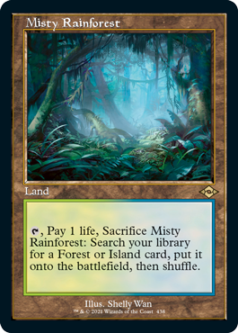 Misty Rainforest (Retro Foil Etched) [Modern Horizons 2] | Card Merchant Takapuna