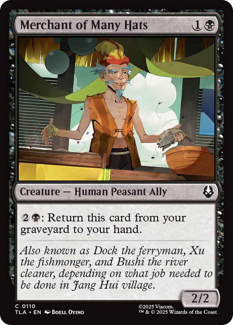 Merchant of Many Hats [Avatar: The Last Airbender] | Card Merchant Takapuna