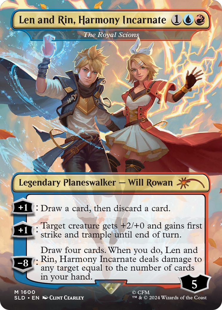 Len and Rin, Harmony Incarnate - The Royal Scions [Secret Lair Drop Series] | Card Merchant Takapuna