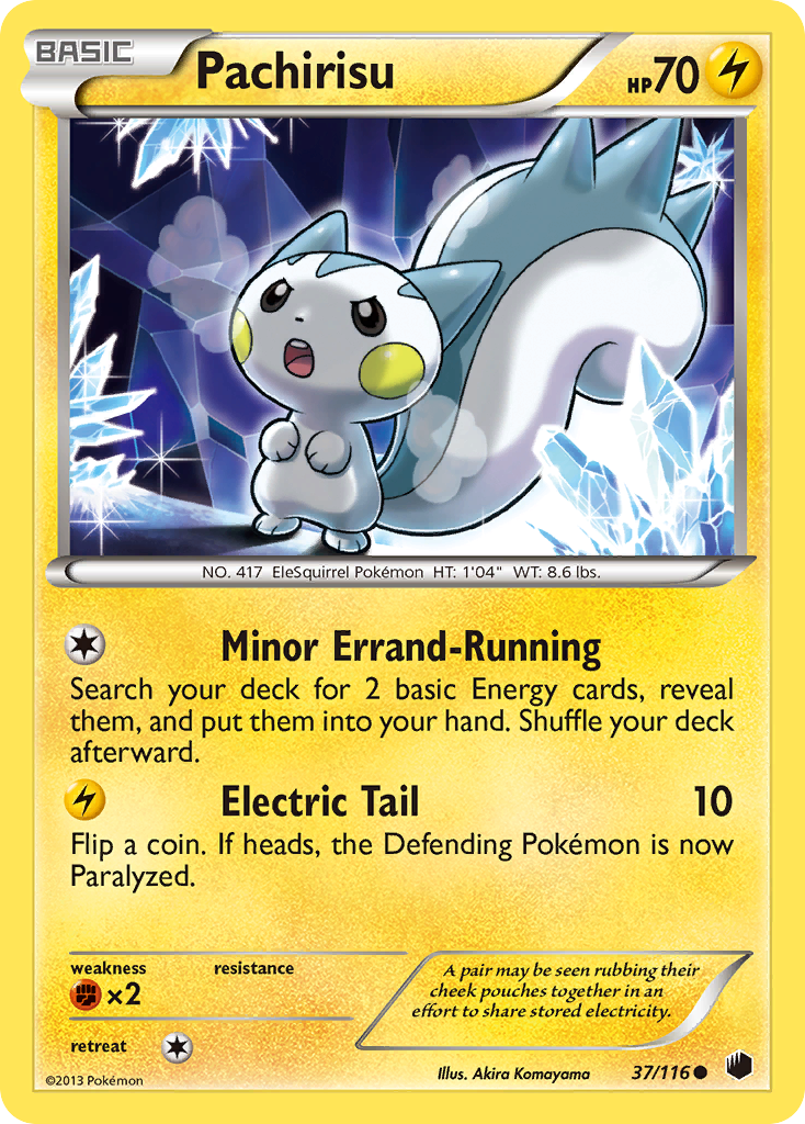 Pachirisu (37/116) [Black & White: Plasma Freeze] | Card Merchant Takapuna
