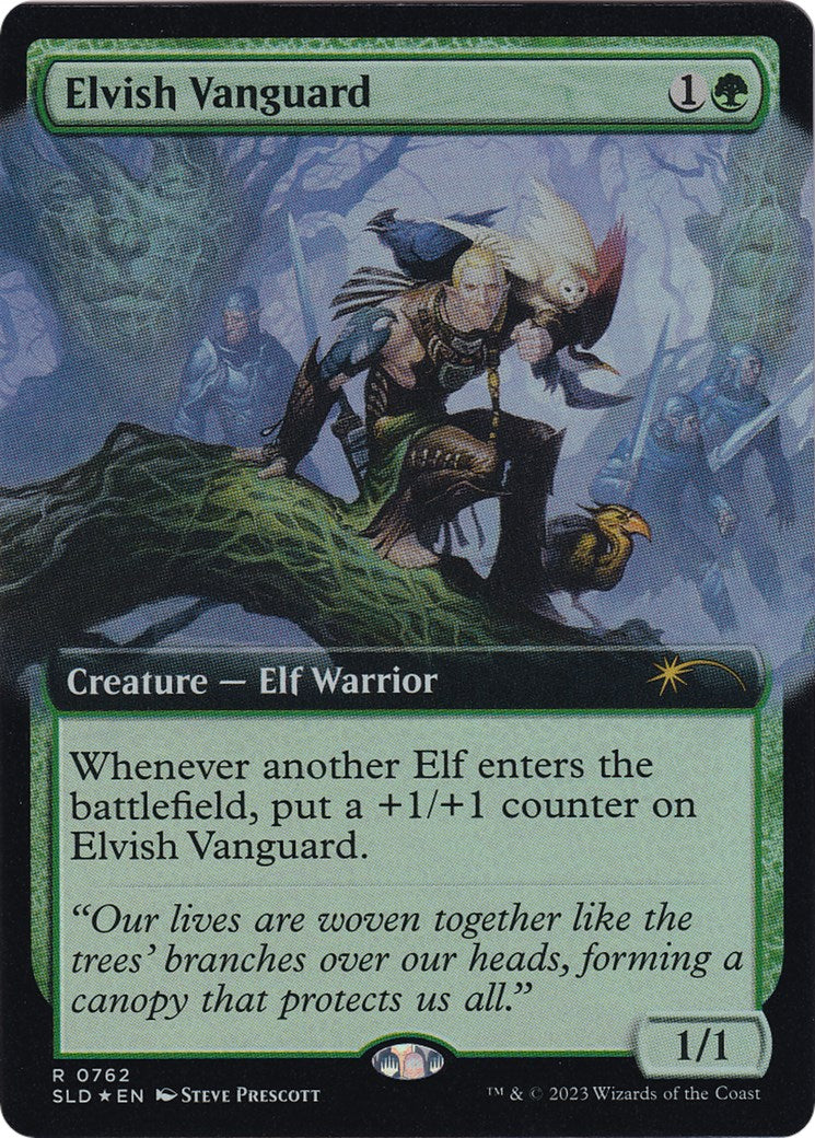 Elvish Vanguard (Extended Art) [Secret Lair Drop Series] | Card Merchant Takapuna