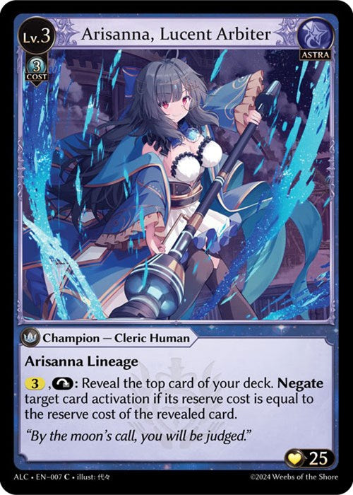 Arisanna, Lucent Arbiter (7) [Alchemical Revolution] | Card Merchant Takapuna