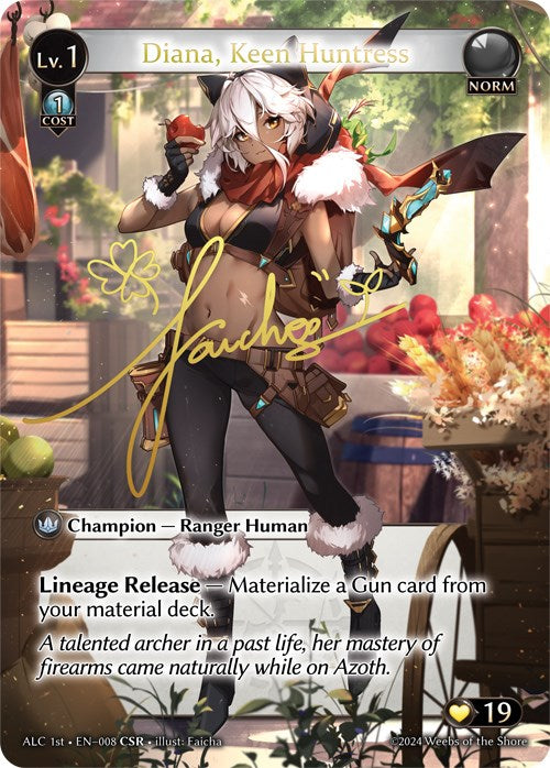Diana, Keen Huntress (CSR) (8) [Alchemical Revolution] | Card Merchant Takapuna