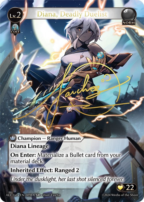 Diana, Deadly Duelist (CSR) (009B) (009B) [Alchemical Revolution] | Card Merchant Takapuna