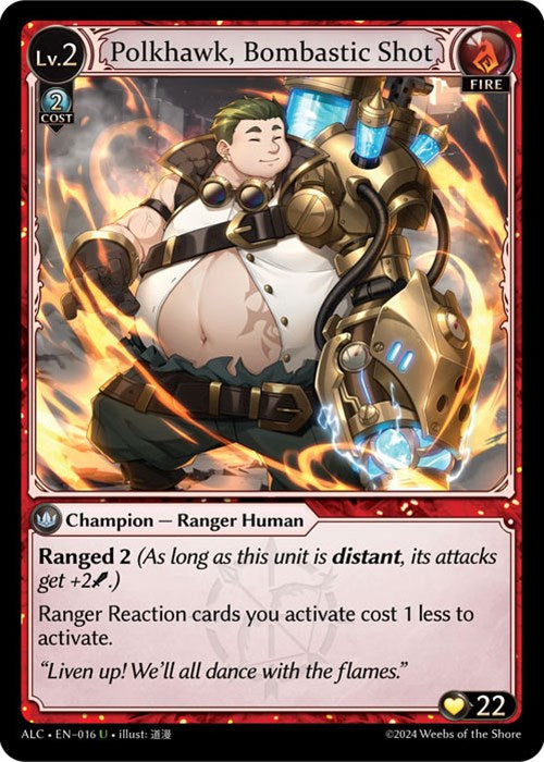 Polkhawk, Bombastic Shot (16) [Alchemical Revolution] | Card Merchant Takapuna