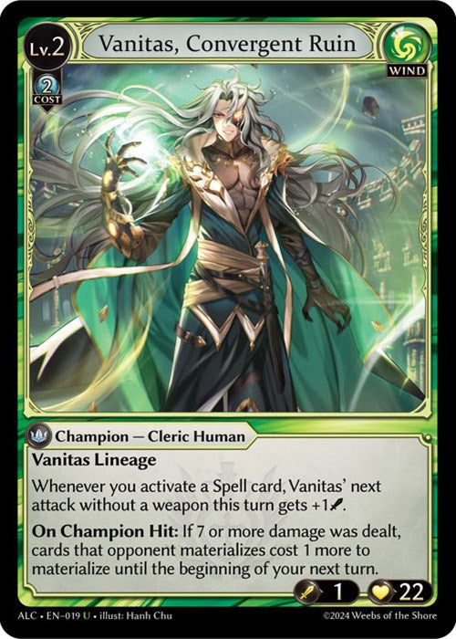 Vanitas, Convergent Ruin (19) [Alchemical Revolution] | Card Merchant Takapuna