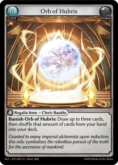 Orb of Hubris (24) [Alchemical Revolution] | Card Merchant Takapuna