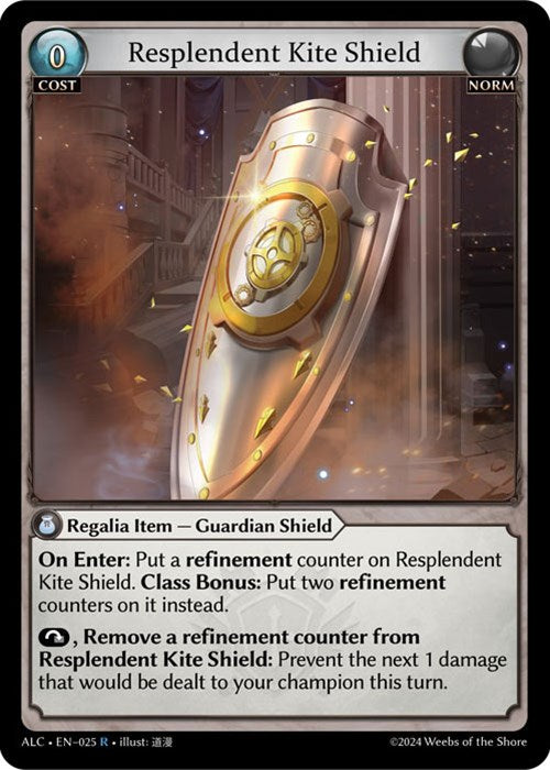 Resplendent Kite Shield (25) [Alchemical Revolution] | Card Merchant Takapuna