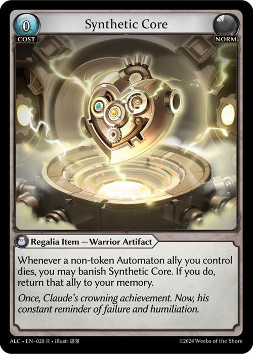 Synthetic Core (28) [Alchemical Revolution] | Card Merchant Takapuna