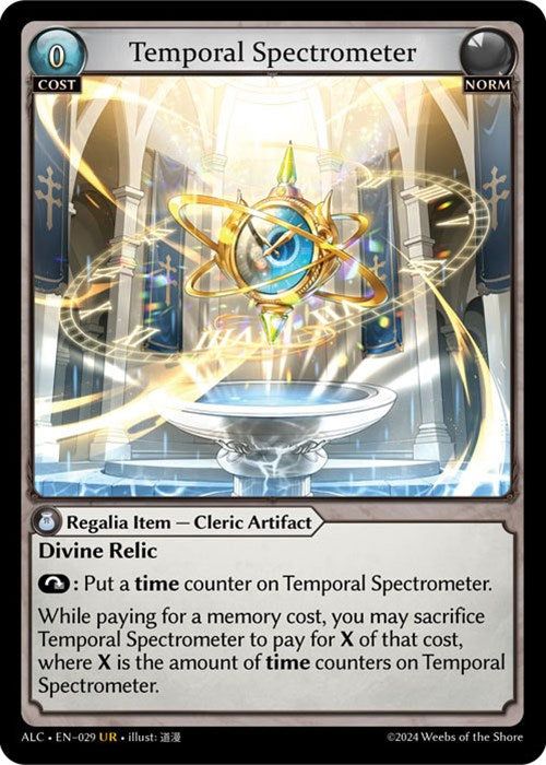 Temporal Spectrometer (29) [Alchemical Revolution] | Card Merchant Takapuna