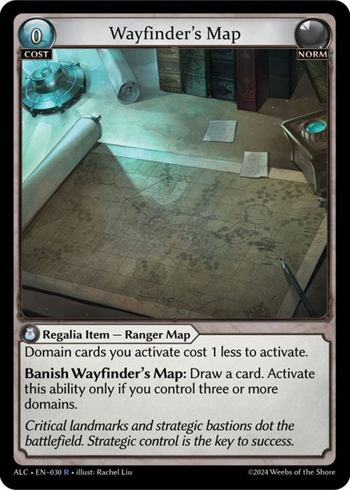 Wayfinder's Map (30) [Alchemical Revolution] | Card Merchant Takapuna