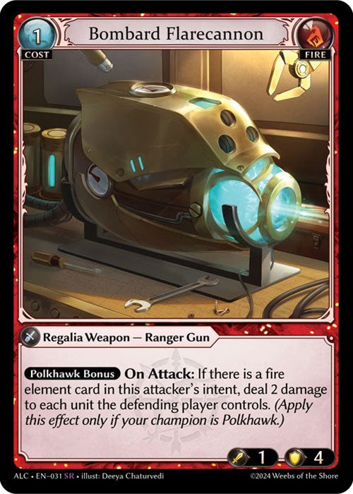 Bombard Flarecannon (31) [Alchemical Revolution] | Card Merchant Takapuna